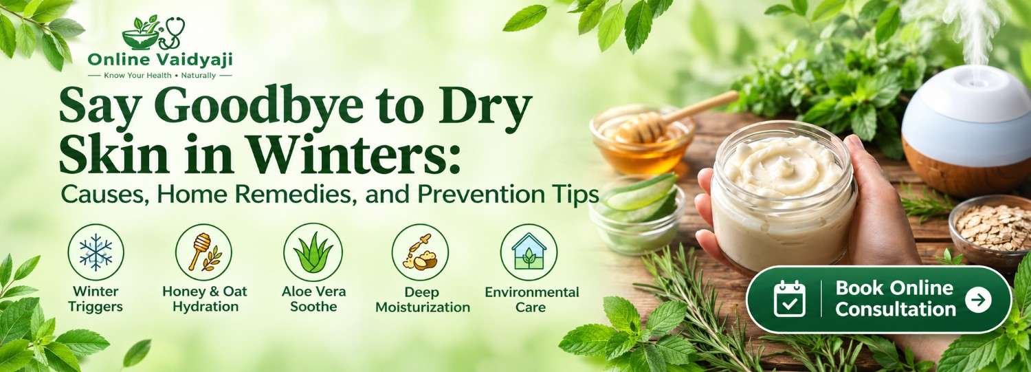 Say Goodbye to Dry Skin in Winters Causes, Home Remedies, and Prevention Tip