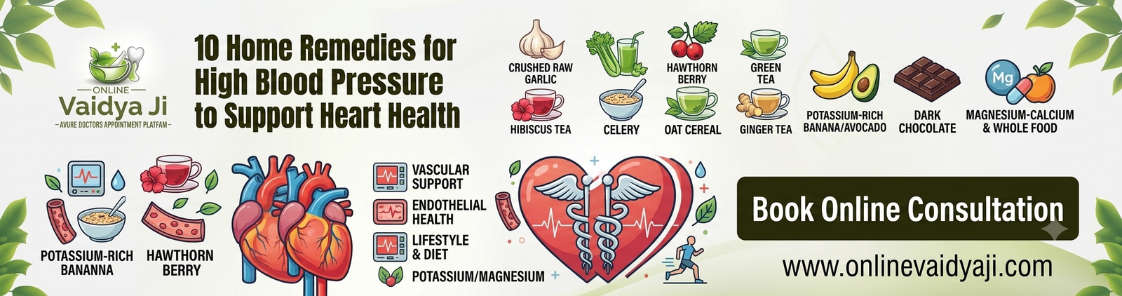 10 Home Remedies for High Blood Pressure to Support Heart Health