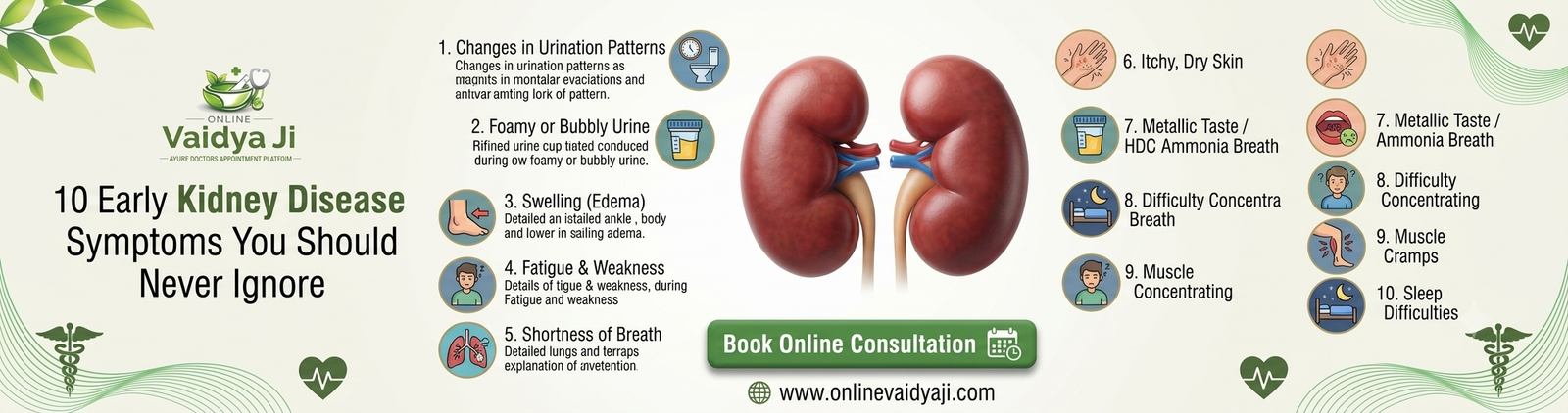 10 Early Kidney Disease Symptoms You Should Never Ignore