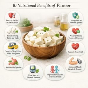 Top Health Benefits of Paneer